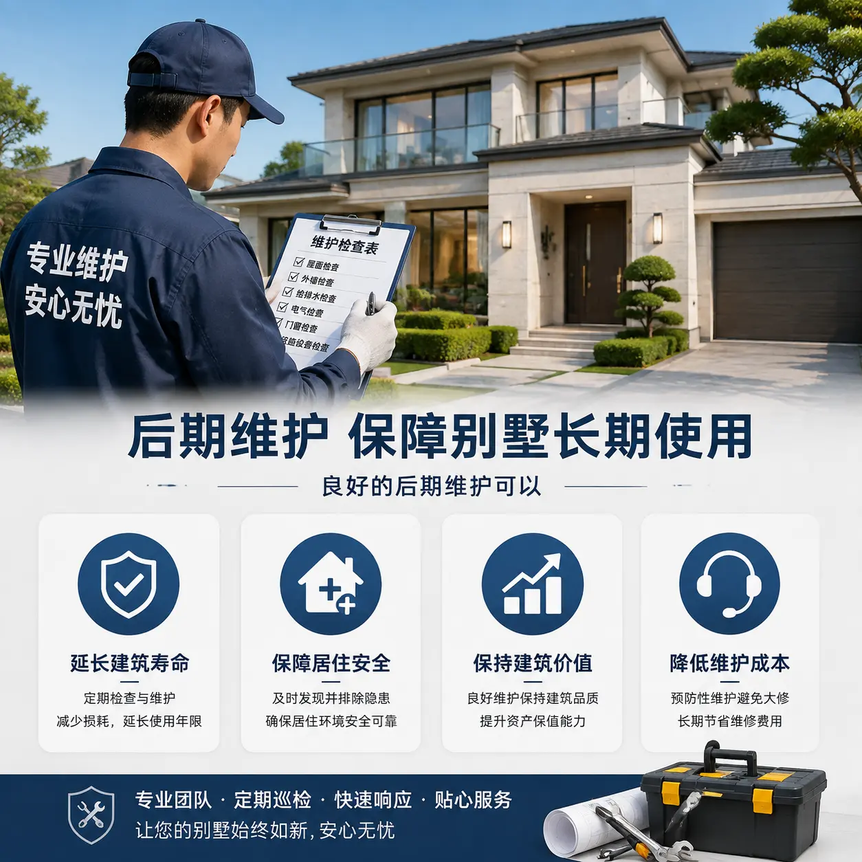 别墅建造公司推荐： 松桃 施工质量的关键要素