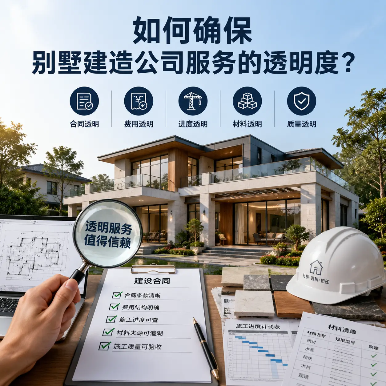 在 松桃 如何确保别墅建造公司服务的透明度?