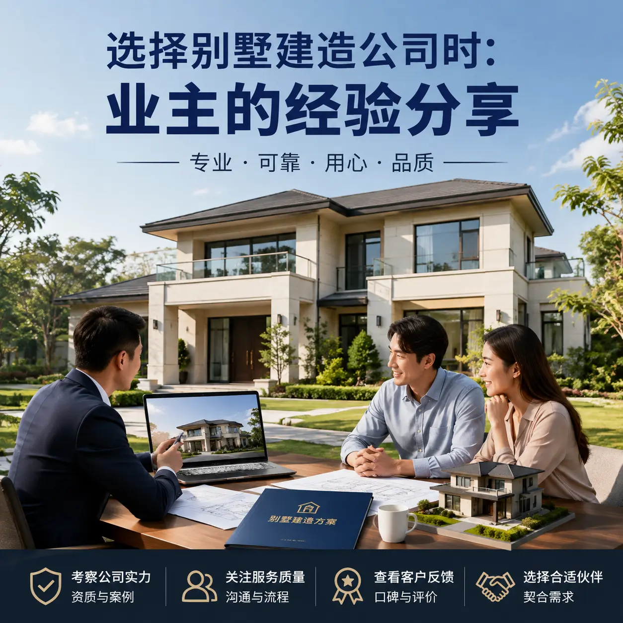 选择别墅建造公司时： 松桃 业主的经验分享