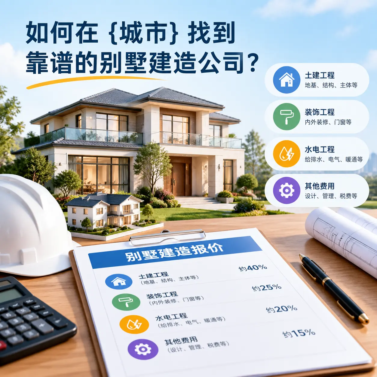 如何在 松桃 找到靠谱的别墅建造公司?