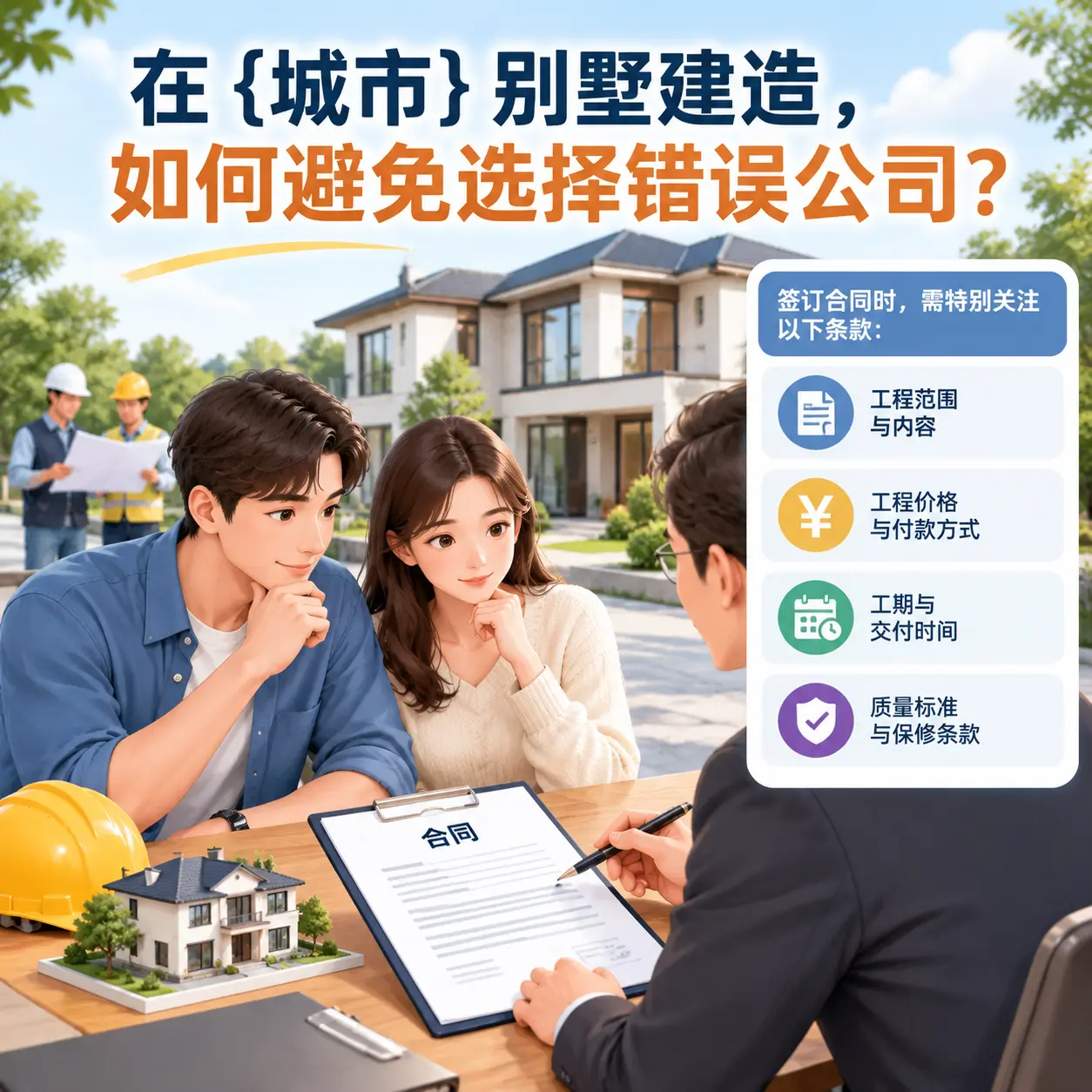 在 松桃 别墅建造,如何避免选择错误公司?