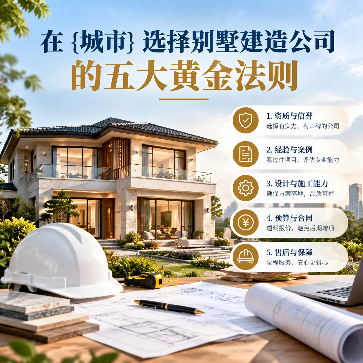 在 松桃 选择别墅建造公司的五大黄金法则