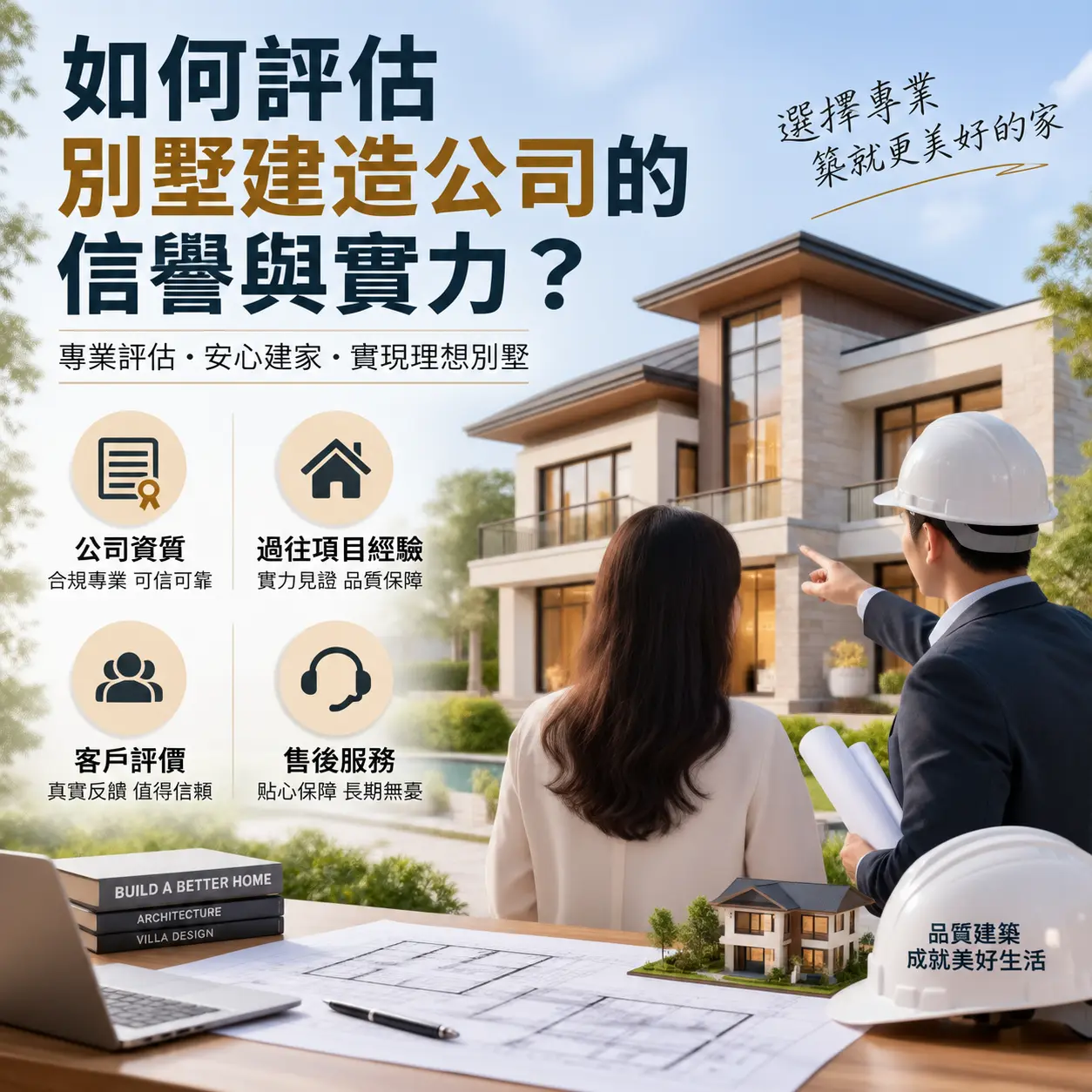如何评估 松桃 别墅建造公司的信誉与实力？