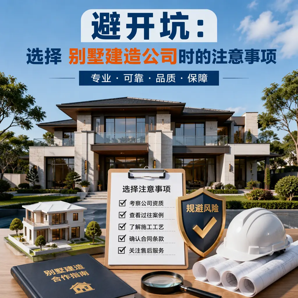 避开坑:选择 松桃 别墅建造公司时的注意事项