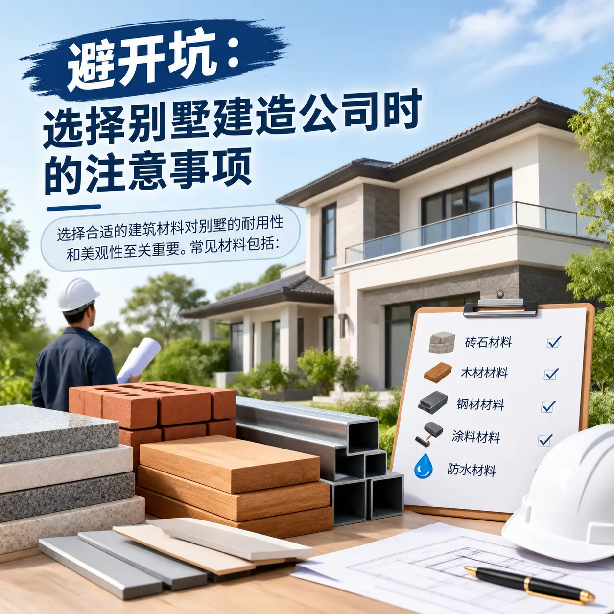 避开坑:选择 松桃 别墅建造公司时的注意事项