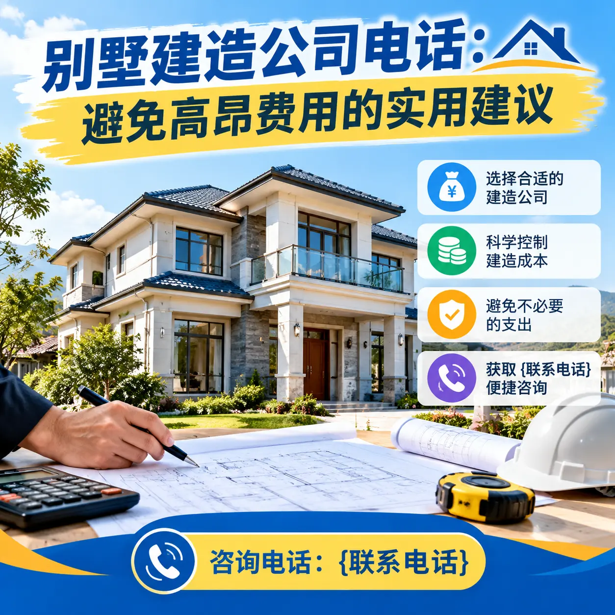 松桃别墅建造公司电话:避免高昂费用的实用建议