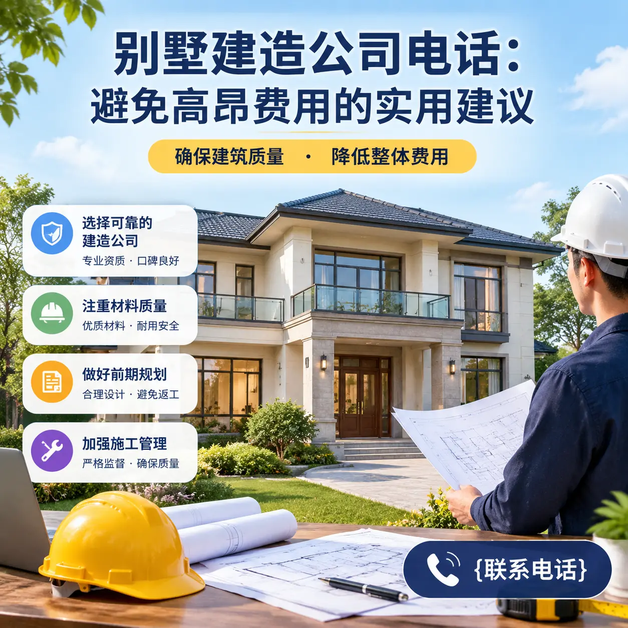 松桃别墅建造公司电话:避免高昂费用的实用建议