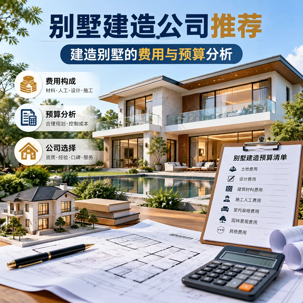 别墅建造公司推荐： 松桃 建造别墅的费用与预算分析