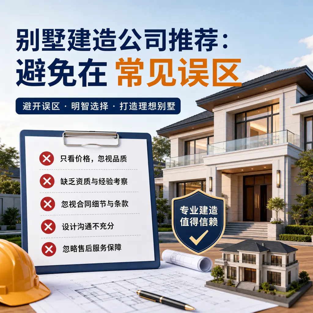 别墅建造公司推荐：避免在 松桃 的常见误区