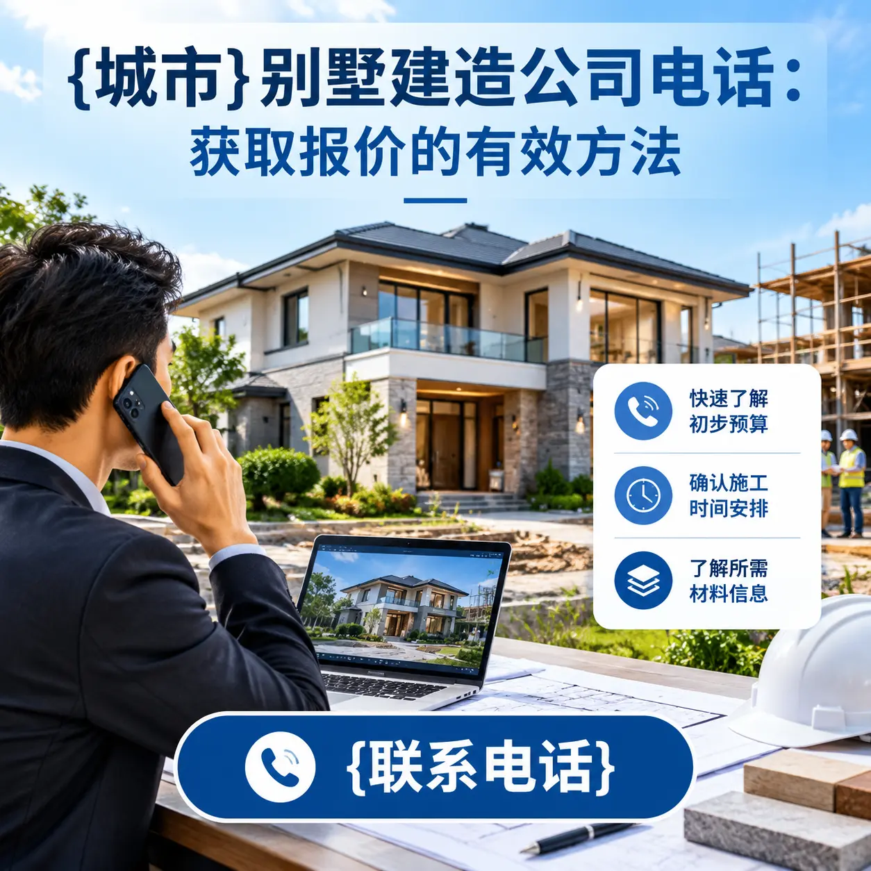 松桃别墅建造公司电话:获取报价的有效方法